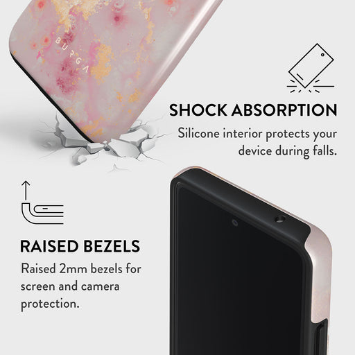 Golden Coral - Pink Samsung Galaxy A53 Case 4
