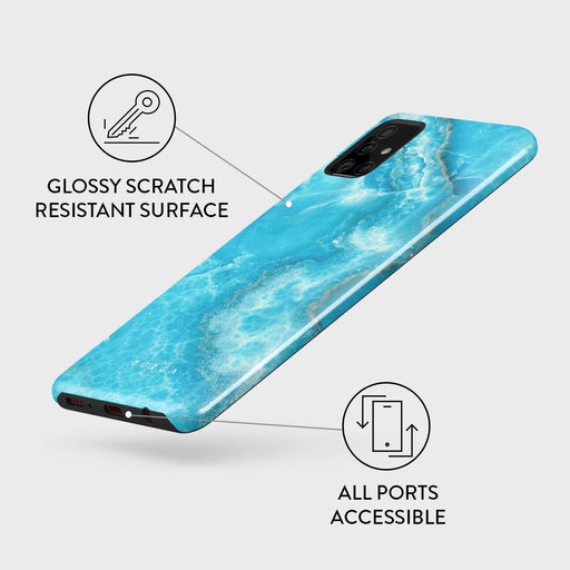 Ocean Waves - Blue Samsung Galaxy A51 4G Case 7