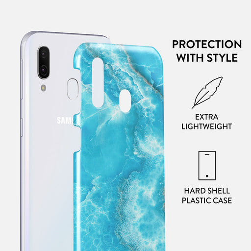 Ocean Waves - Blue Samsung Galaxy A40 Case 2