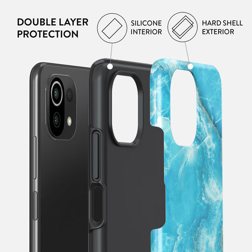 Ocean Waves - Blue Xiaomi 11 Lite 5G NE Case 2