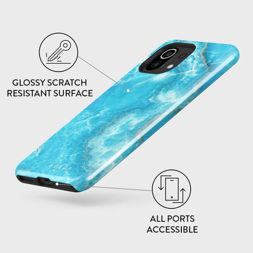 Ocean Waves - Blue Xiaomi 11 Lite 5G NE Case 3