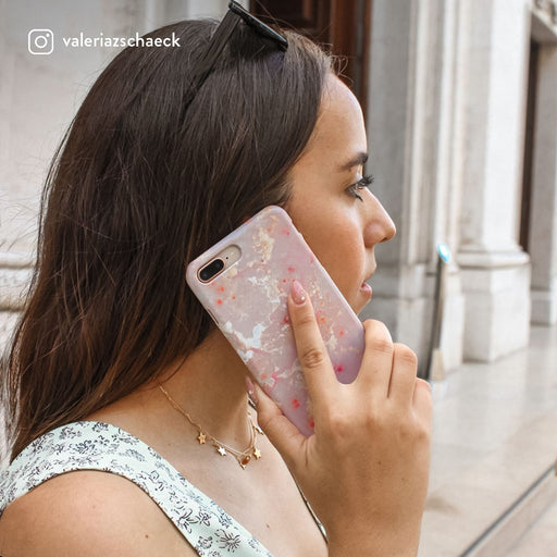 Golden Coral - Pink Samsung Galaxy S21 Ultra Case 12