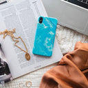 Ocean Waves - Blue Samsung Galaxy A40 Case 5