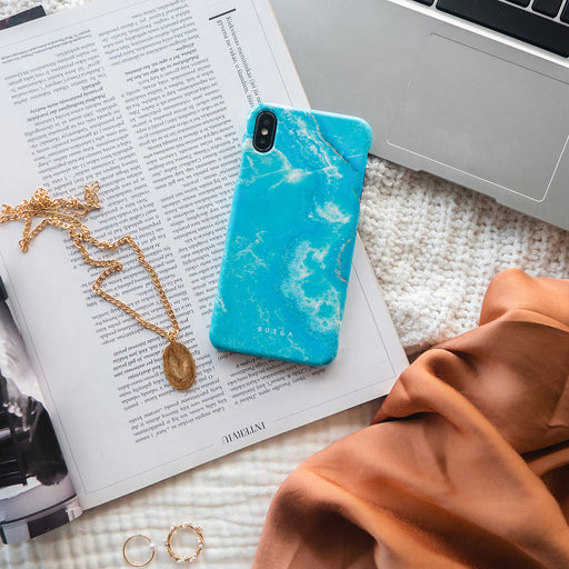 Ocean Waves - Blue Samsung Galaxy A40 Case 5