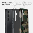 Tropical Green Camo - Samsung Galaxy A34 Case 2