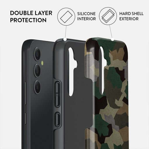 Tropical Green Camo - Samsung Galaxy A34 Case 2