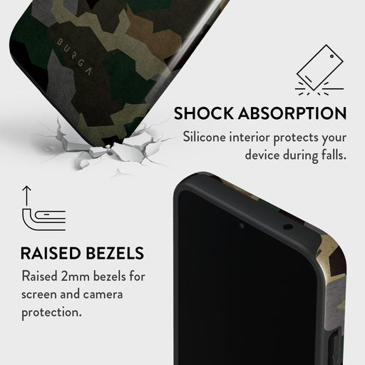 Tropical Green Camo - Samsung Galaxy A34 Case 4