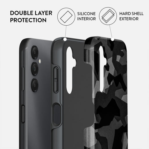 Night Black Camouflage - Samsung Galaxy A14 5G Case 2