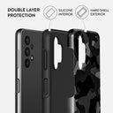 Night Black Camouflage - Samsung Galaxy A32 5G Case 2