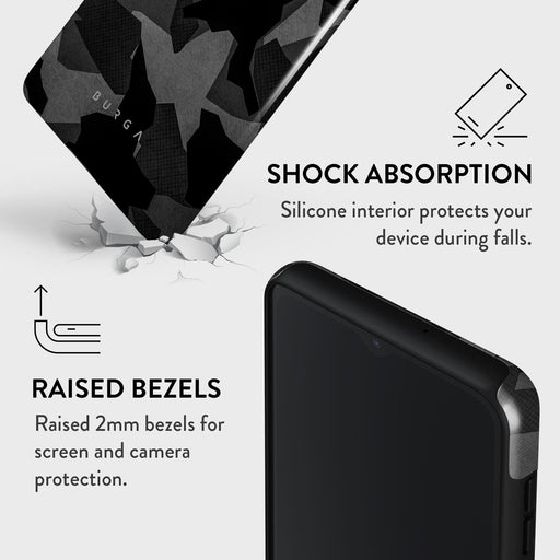 Night Black Camouflage - Samsung Galaxy A12 4G Case 8