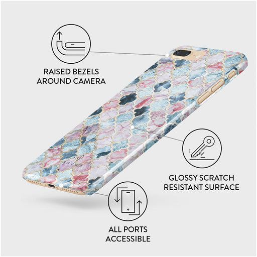 Pink Beach - Mosaic iPhone 7 Plus / 8 Plus Case 3
