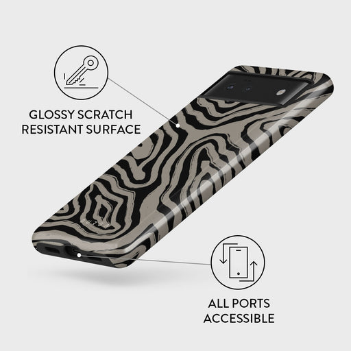 Black Sand - Google Pixel 6a Case 3