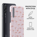 Nostalgic Pink - Flamingos Huawei P20 Case 2