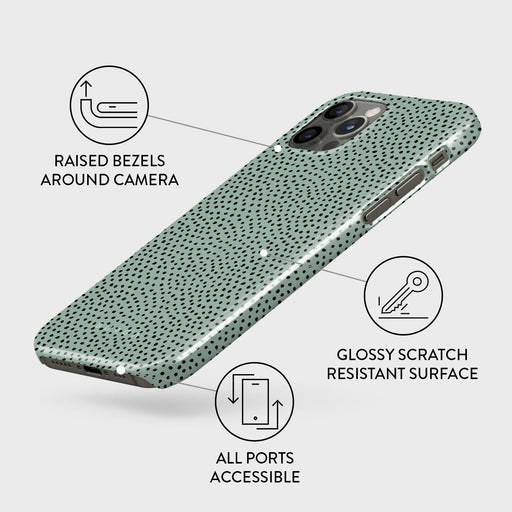 Mint Gelato - Dots iPhone 12 Pro Max Case 3