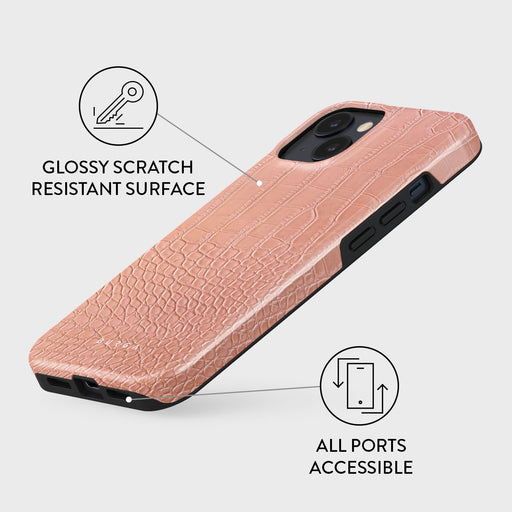 Pink Croco - iPhone 13 Case 7