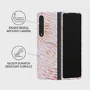 Sultry July - Zebra Samsung Galaxy Z Fold 4 Case 3