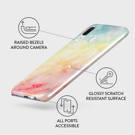 New Flame - Rainbow Samsung Galaxy A40 Case 3