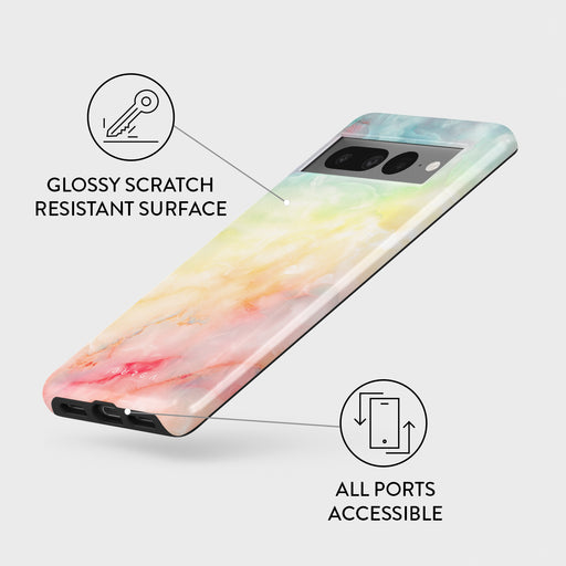 New Flame - Rainbow Google Pixel 7 Pro Case 3