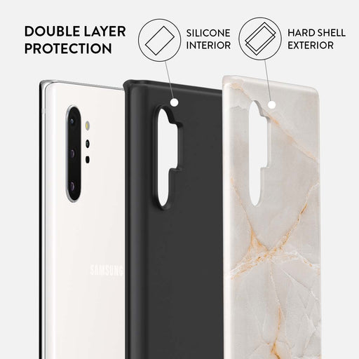 Vanilla Sand - Marble Samsung Galaxy Note 10 Plus Case 6