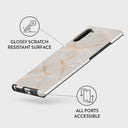 Vanilla Sand - Marble Samsung Galaxy Note 10 Plus Case 7