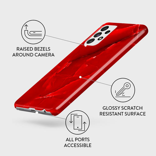 Wild Blaze - Red Samsung Galaxy A52 / A52S 4G / 5G Case 3