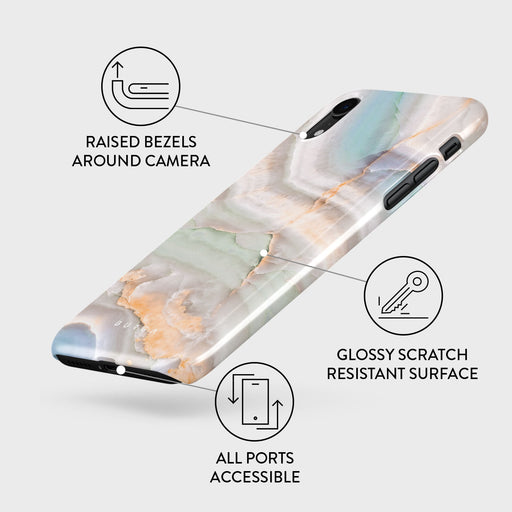 Pastel Hues - Colorful Marble iPhone XR Case 3