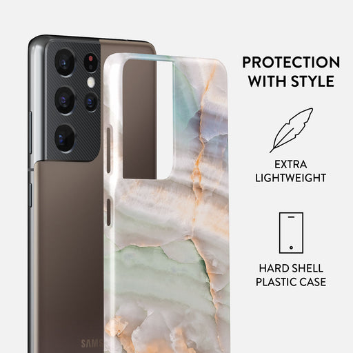 Pastel Hues - Colorful Marble Samsung Galaxy S21 Ultra Case 2