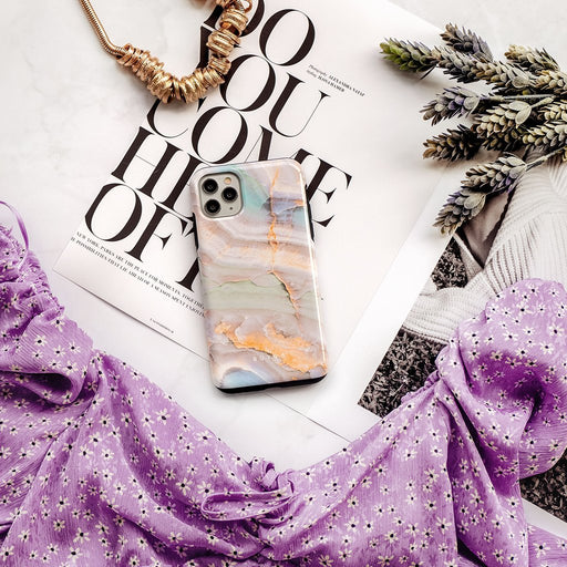 Pastel Hues - Colorful Marble iPhone XR Case 28