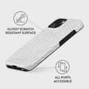 Glacial Desert - White Snakeskin iPhone 14 Case 7