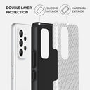 Glacial Desert - White Snakeskin Samsung Galaxy A53 Case 2