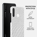 Glacial Desert - White Snakeskin Huawei P30 Lite Case 2
