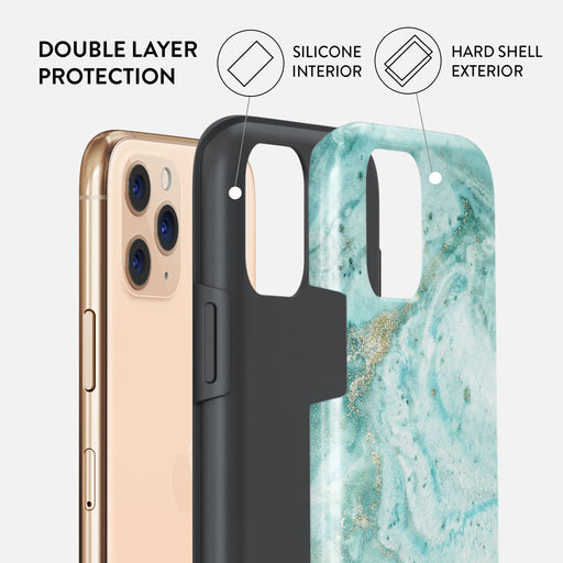 Uluwatu Waves - Teal iPhone 11 Pro Case 6