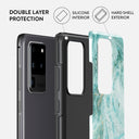 Uluwatu Waves - Teal Samsung Galaxy S20 Ultra 4G / 5G Case 6
