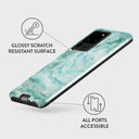 Uluwatu Waves - Teal Samsung Galaxy S20 Ultra 4G / 5G Case 7
