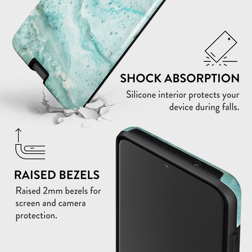 Uluwatu Waves - Teal Samsung Galaxy S20 Ultra 4G / 5G Case 8