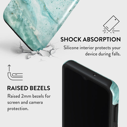Uluwatu Waves - Teal Samsung Galaxy A13 4G Case 4