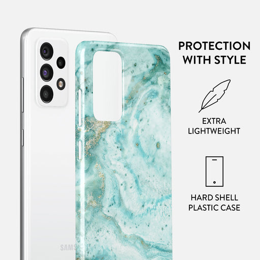 Uluwatu Waves - Teal Samsung Galaxy A72 4G / 5G Case 2