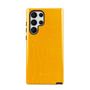 Canary Yellow - Snake Skin Samsung Galaxy S22 Ultra Case