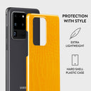 Canary Yellow - Snake Skin Samsung Galaxy S20 Ultra 4G / 5G Case 2
