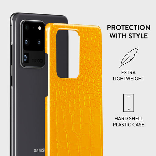 Canary Yellow - Snake Skin Samsung Galaxy S20 Ultra 4G / 5G Case 2