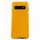 Canary Yellow - Snake Skin Samsung Galaxy S10 4G Case 5