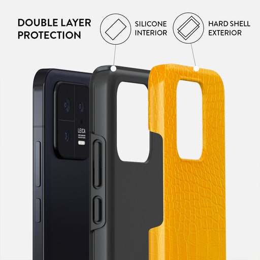 Canary Yellow - Snake Skin Xiaomi 13 Case 2