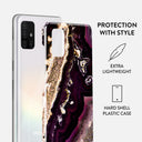 Purple Skies - Marble Samsung Galaxy A71 4G Case 2