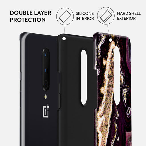Purple Skies - Marble OnePlus 8 Case 2