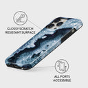 Frozen Lake - Gray Marble iPhone 13 Pro Max Case 7