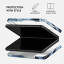Frozen Lake - Gray Marble Samsung Galaxy Z Fold 4 Case 2
