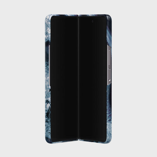 Frozen Lake - Gray Marble Samsung Galaxy Z Fold 4 Case 5