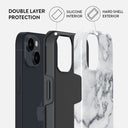 White Winter - Classy Marble iPhone 13 Case 6