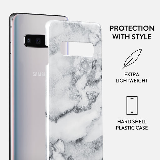 White Winter - Classy Marble Samsung Galaxy S10 Plus Case 2