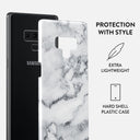 White Winter - Classy Marble Samsung Galaxy Note 9 Case 2